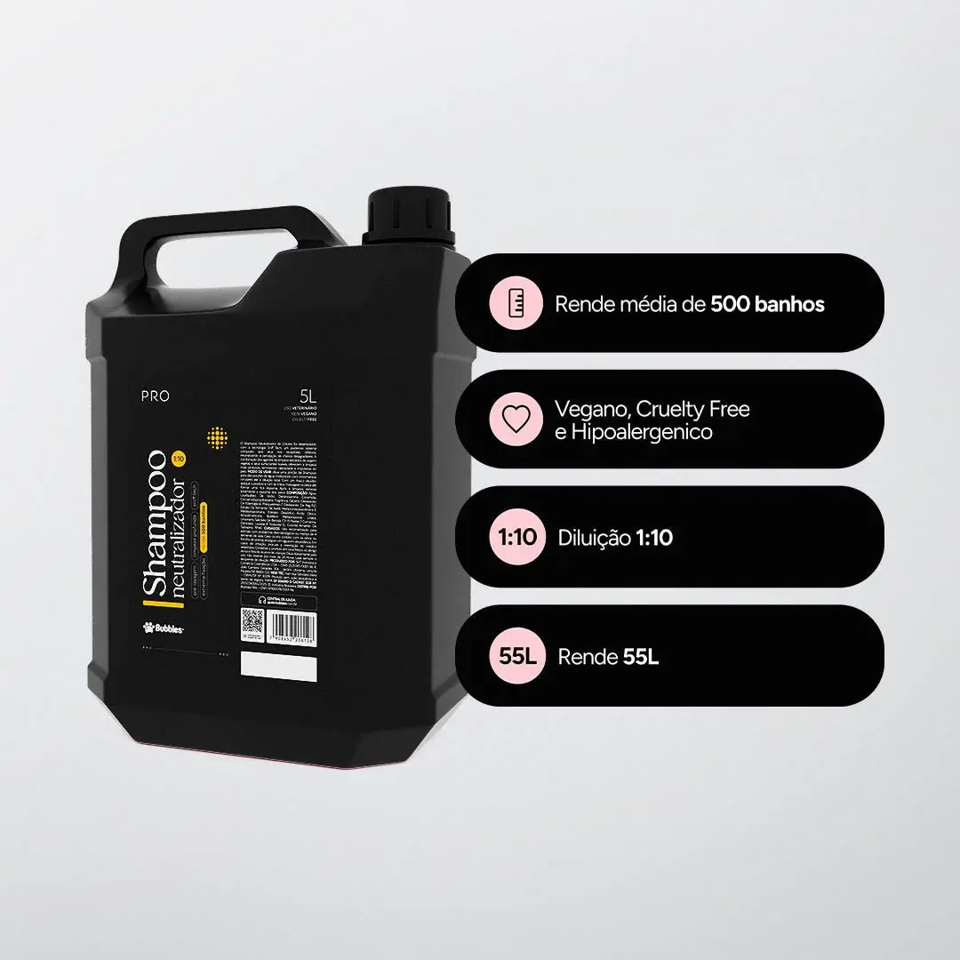 Shampoo Neutralizador de Odores Pré-lavagem PRO 5L (1:11)